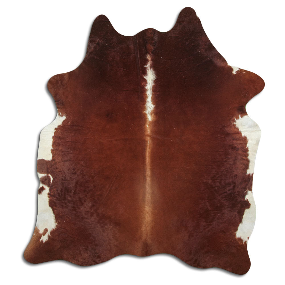 Hnědá hovězí kůže XL