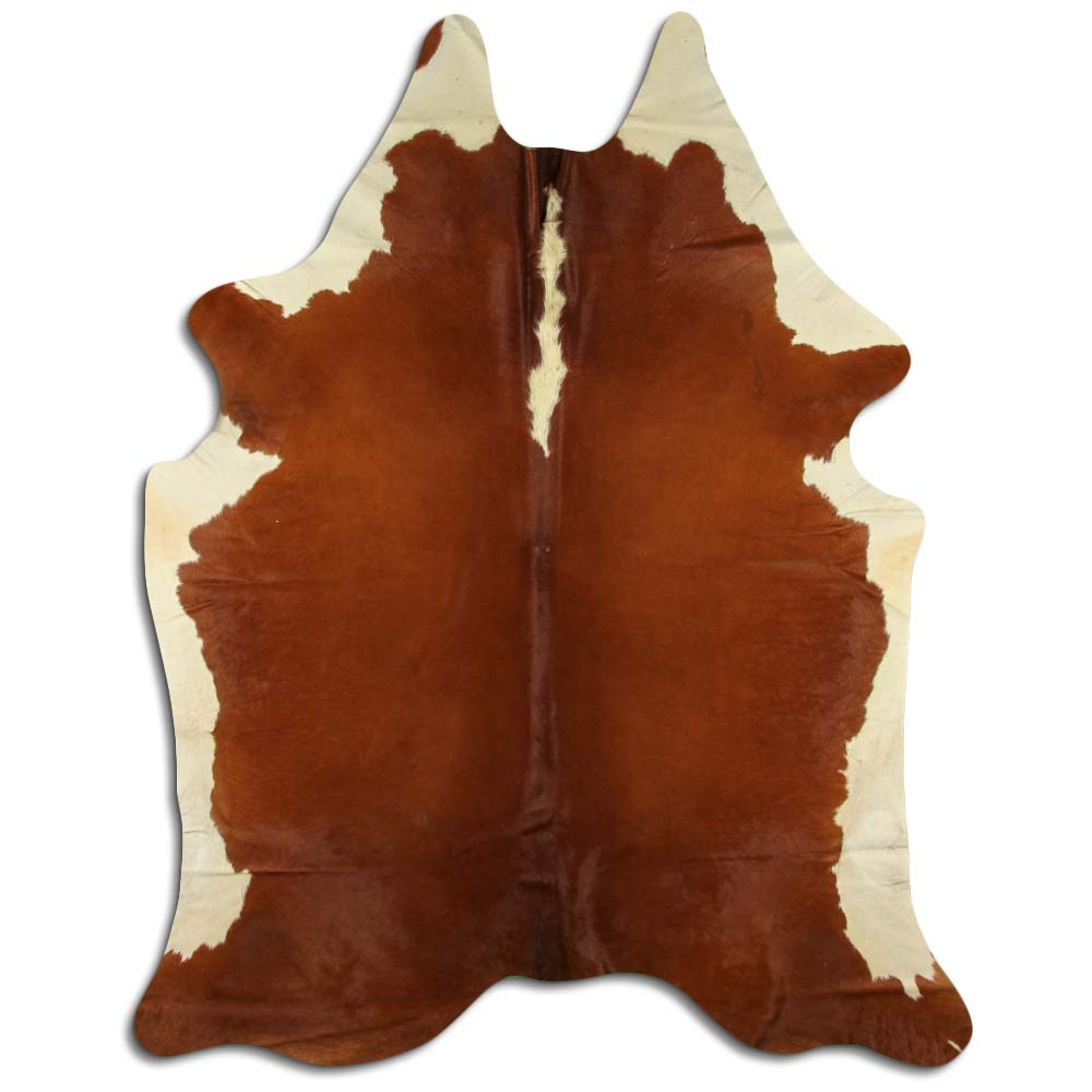 Rudas karvės kailis XL