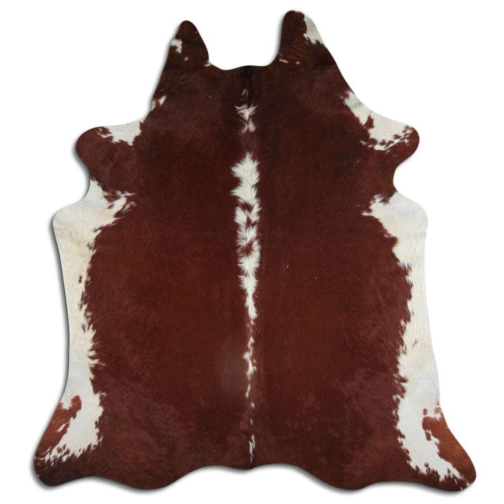 Rudas/Baltas karvės kailis XXL