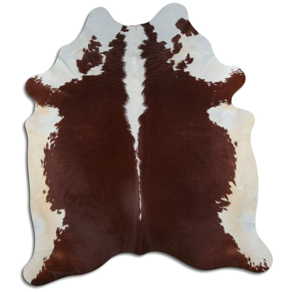 Rudas/Baltas karvės kailis XL