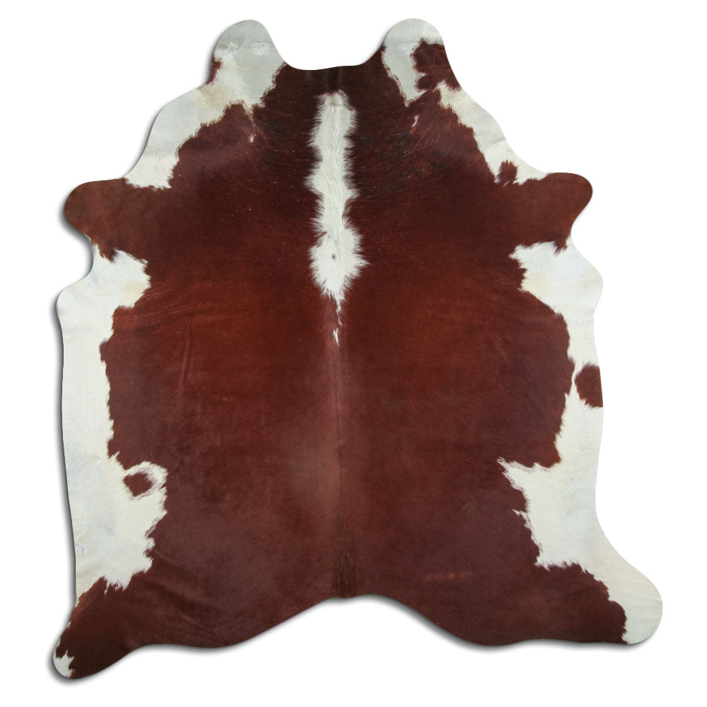 Hnědá hovězí kůže XL