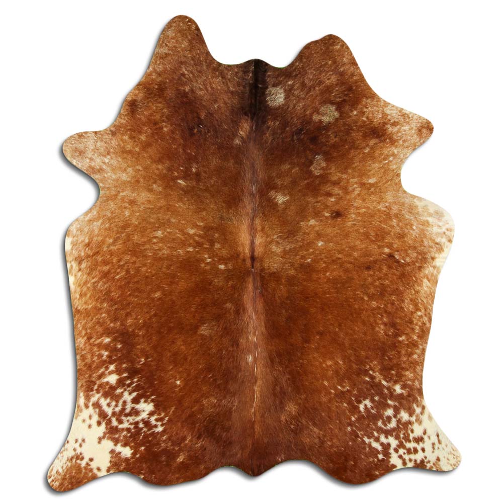 Rudas karvės kailis L