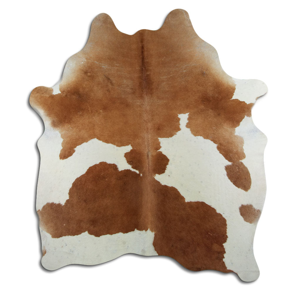 Rudas/Baltas karvės kailis L