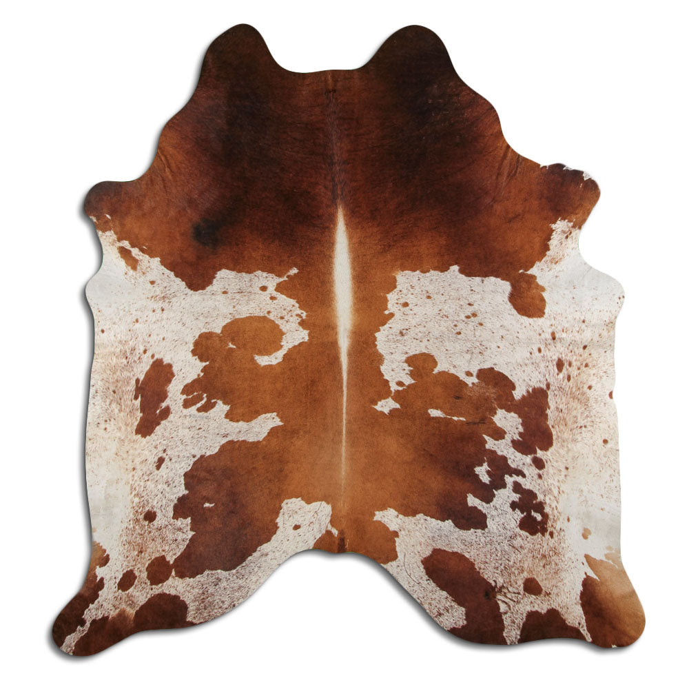Hnědá hovězí kůže XL