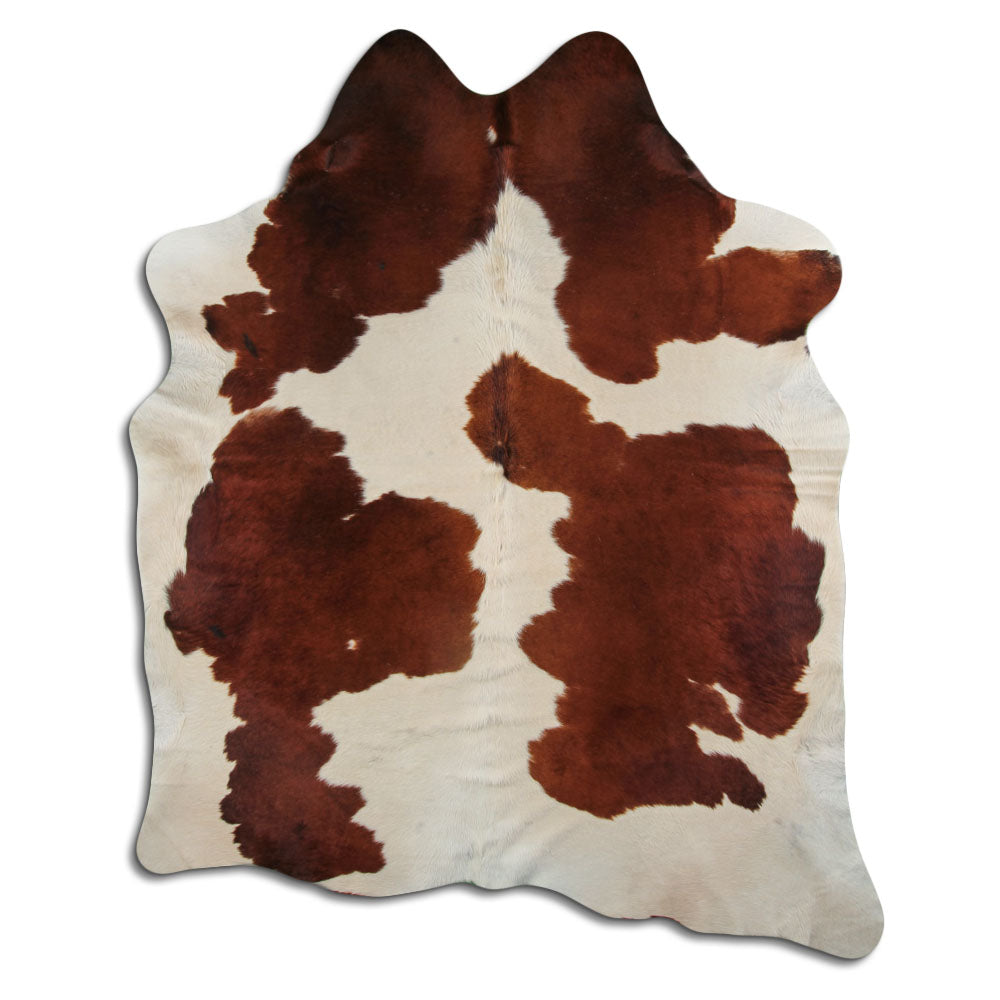 Rudas/Baltas karvės kailis XXXL
