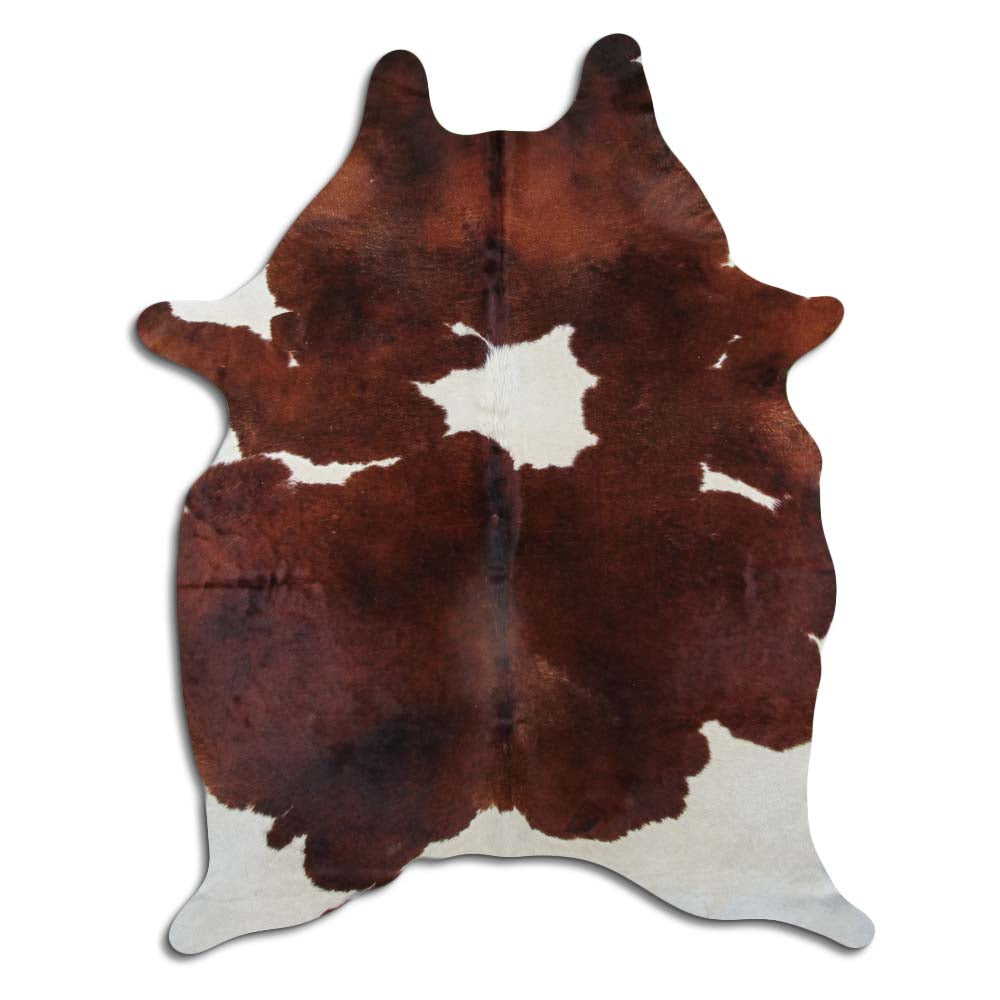 Hnědá hovězí kůže XL