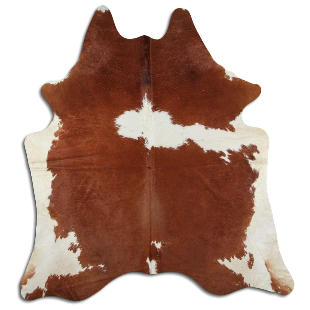 Rudas karvės kailis XL