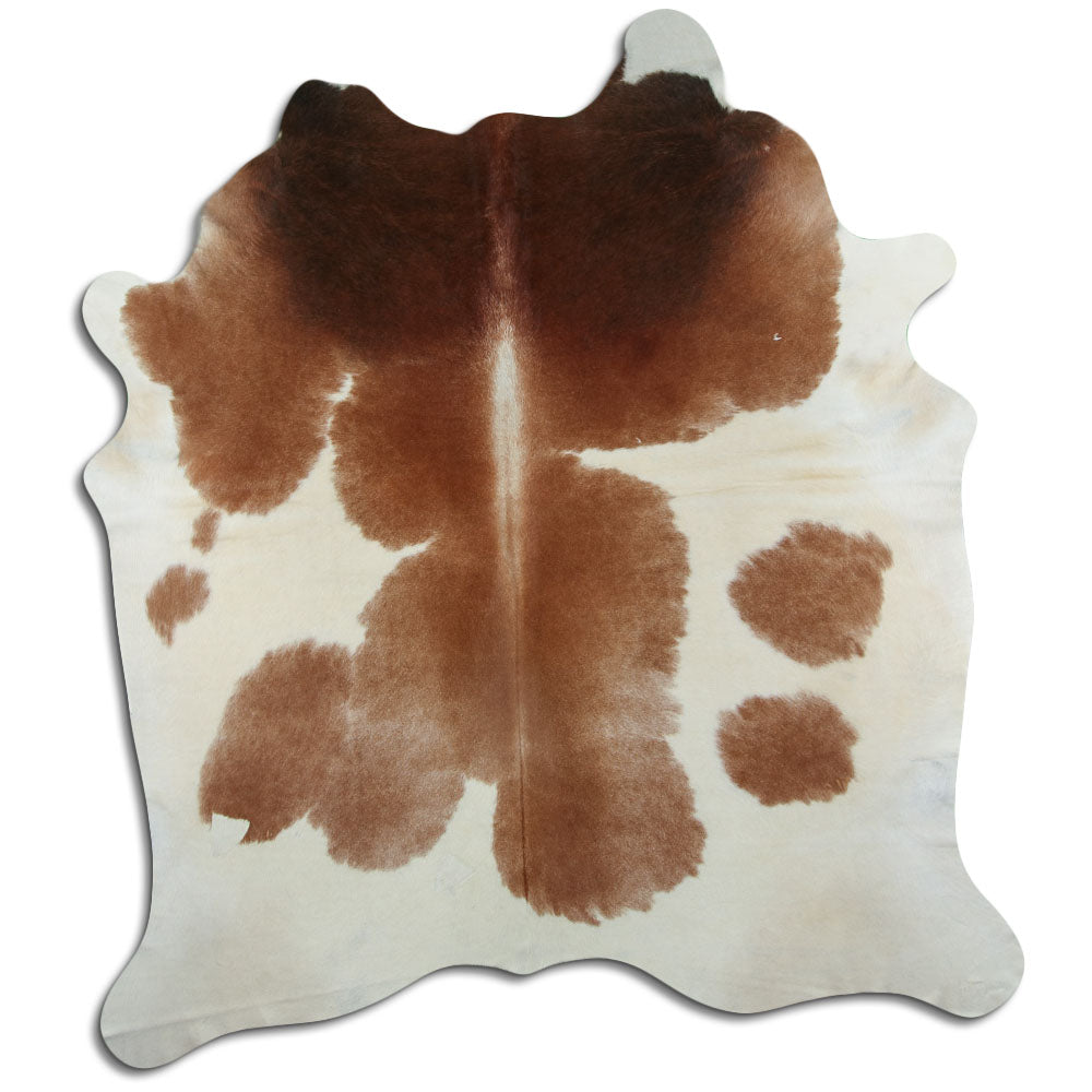 Hnědá hovězí kůže XL