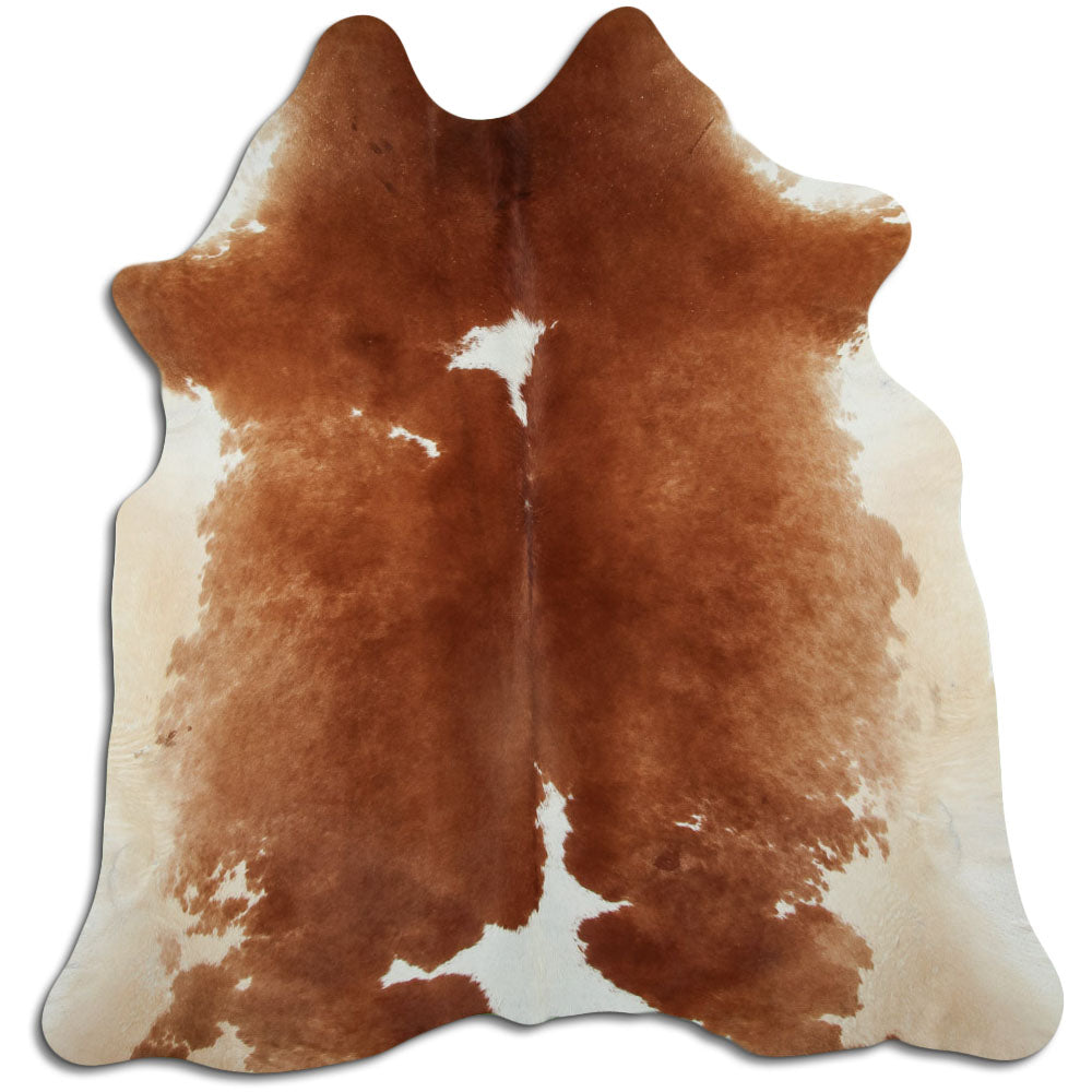 Rudas/Baltas karvės kailis XL