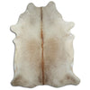 Champagne cowhide rug XXL