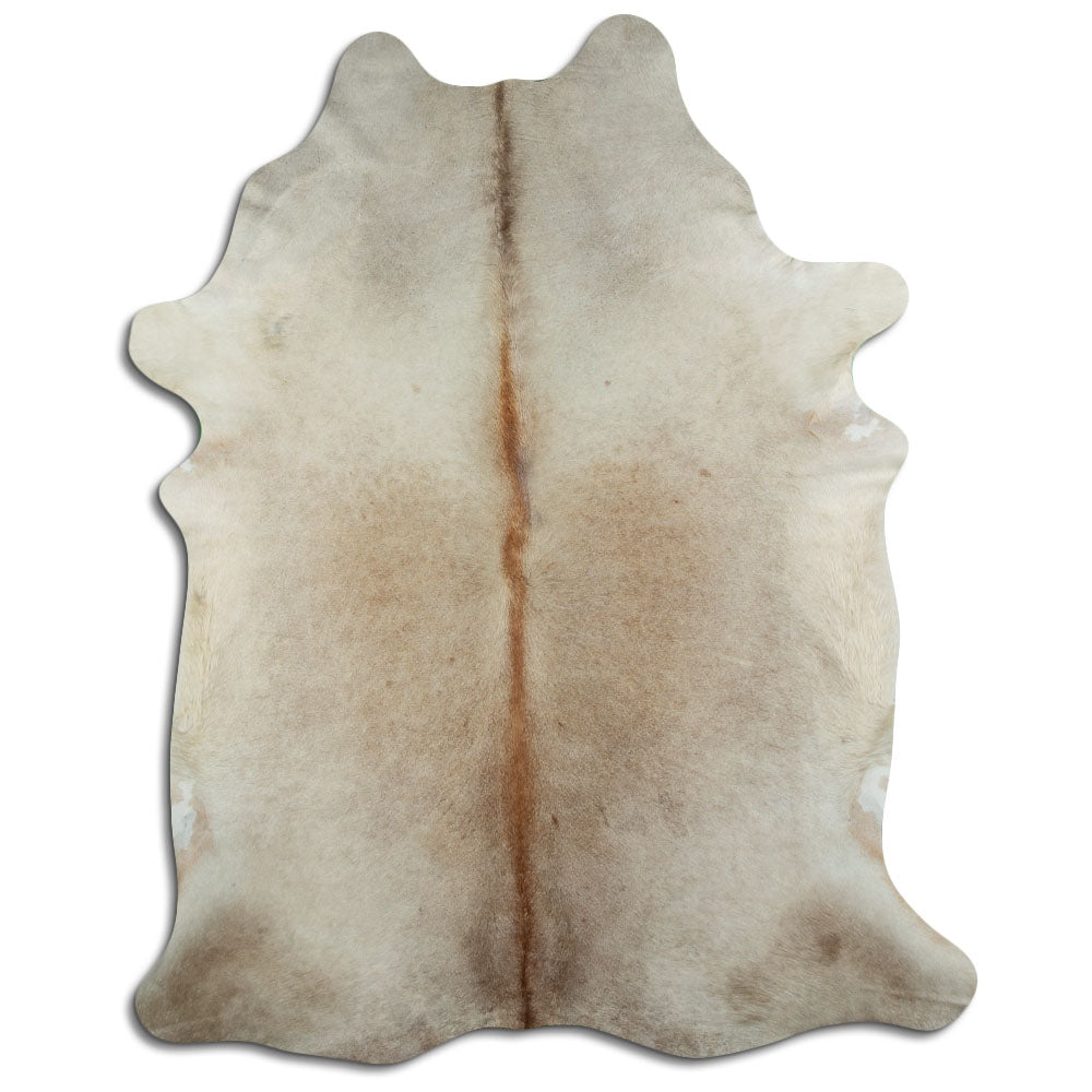 Champagne cowhide rug XXL