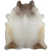 Champagne cowhide rug XXL