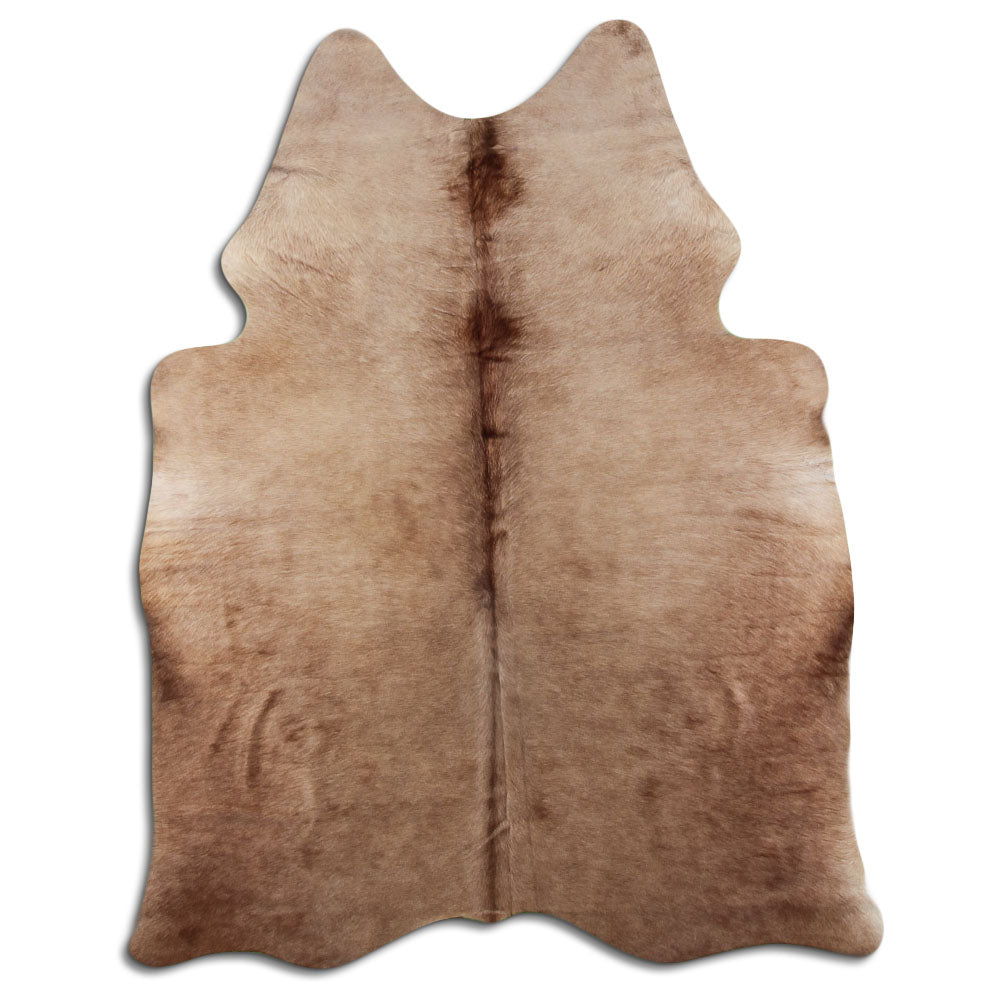 Šampaninis karvės kailis M