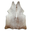 Champagne cowhide rug L