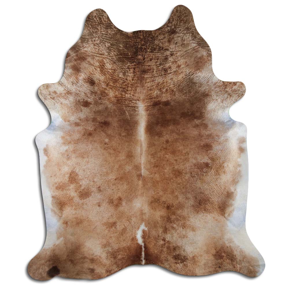 Hnědá hovězí kůže XL