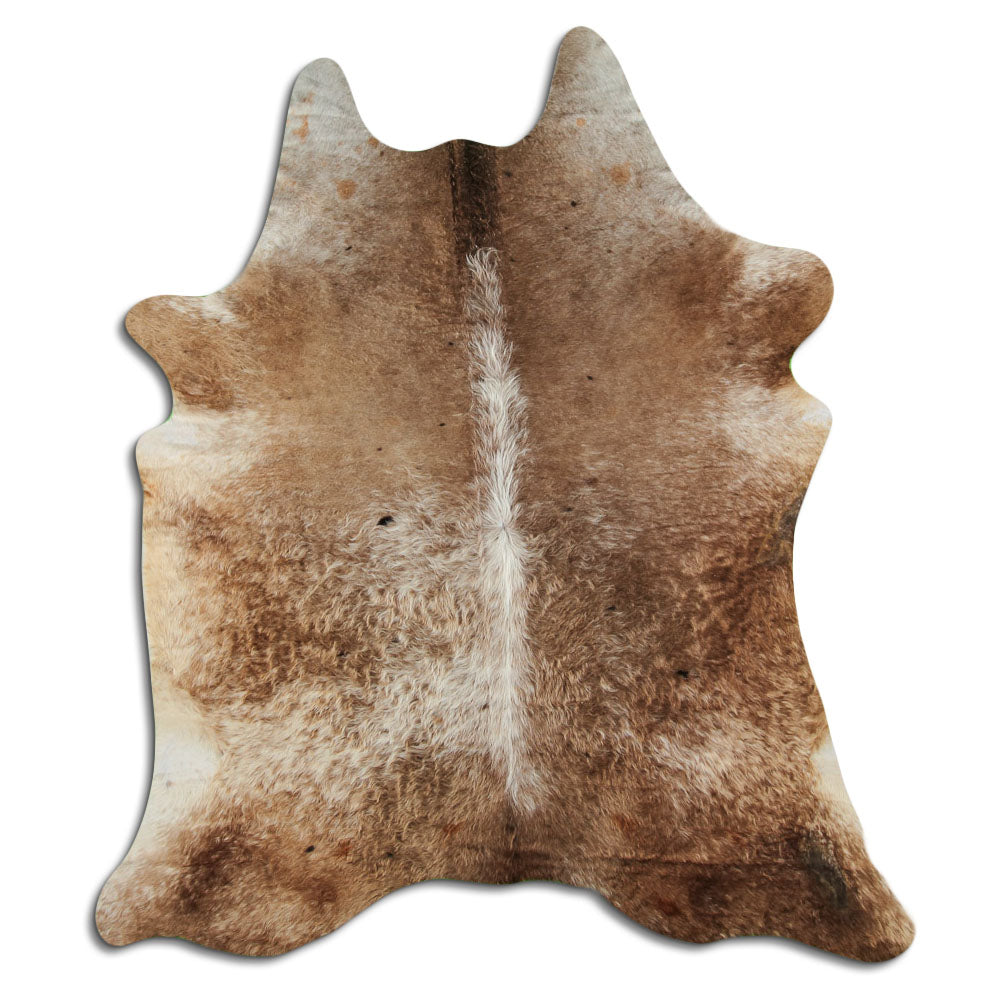 Champagne cowhide rug XXL