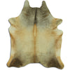 Champagne cowhide rug XXXL