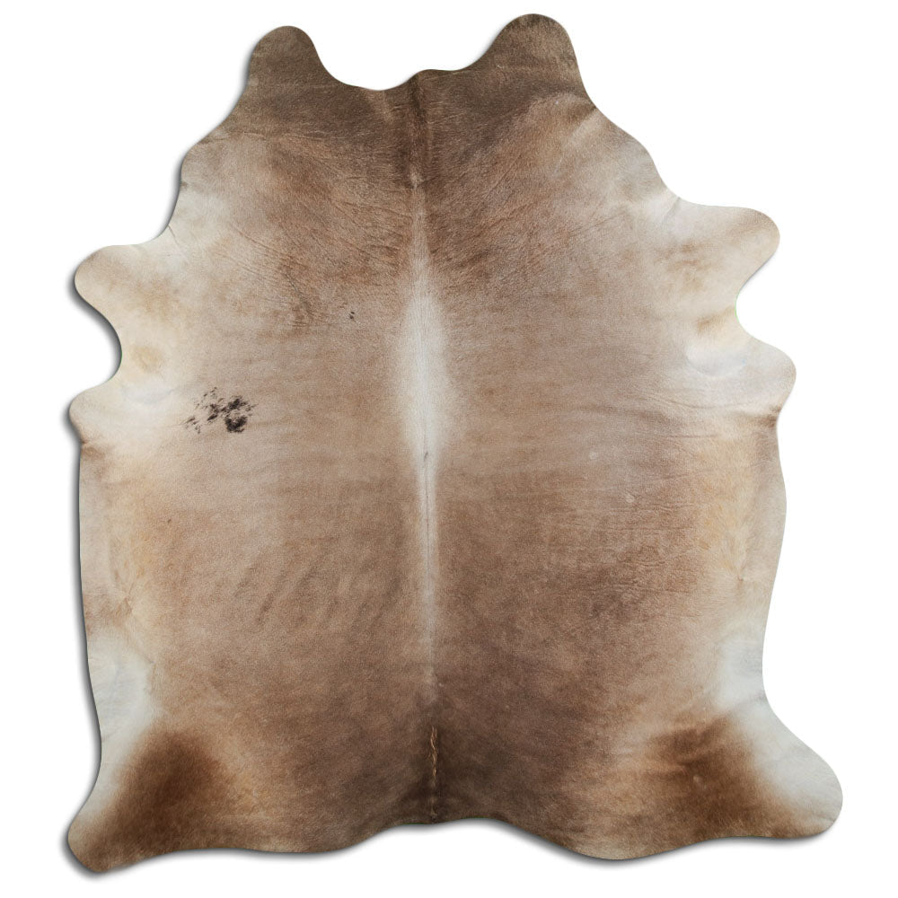 Champagne cowhide rug XXL