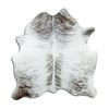 Grey cowhide rug M