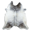Grey cowhide rug XXL