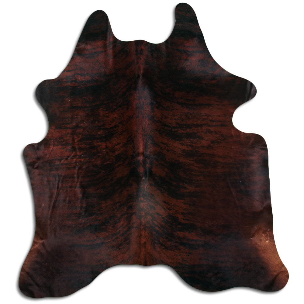 Hnědá hovězí kůže L