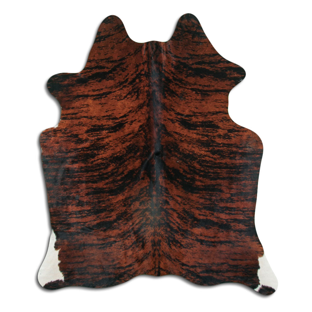 Hnědá hovězí kůže M