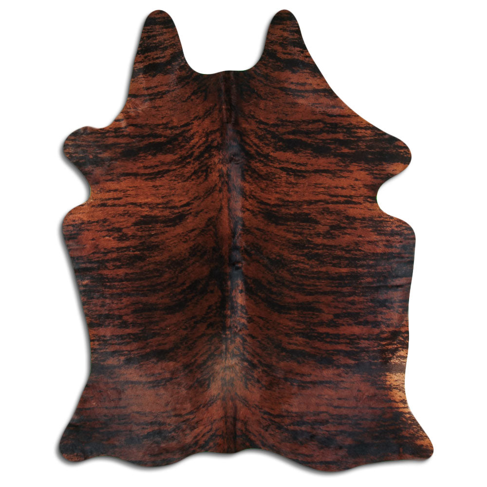 Hnědá hovězí kůže L