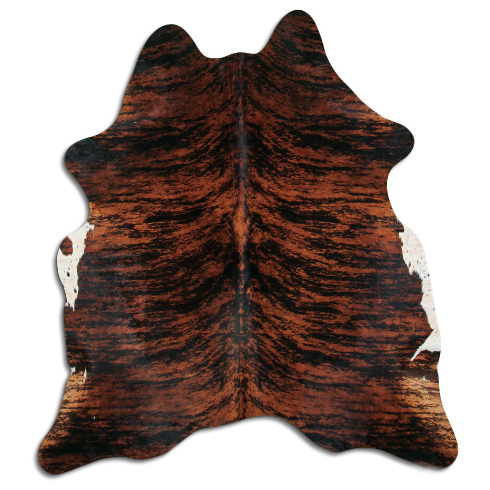Hnědá hovězí kůže L