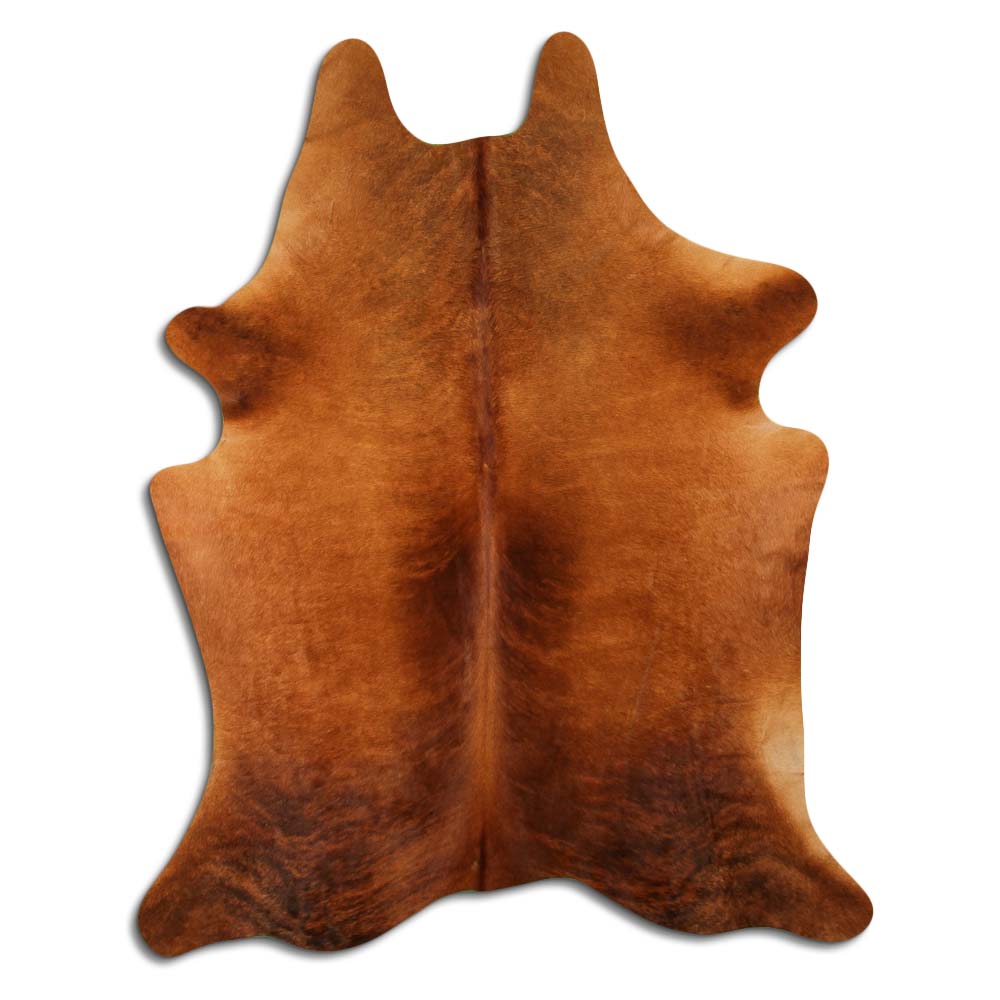 Rudas karvės kailis L