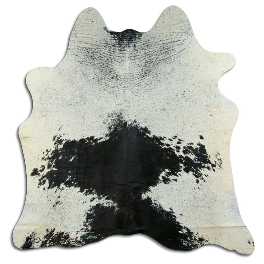 Salt and Pepper Exotic cowhide rug M