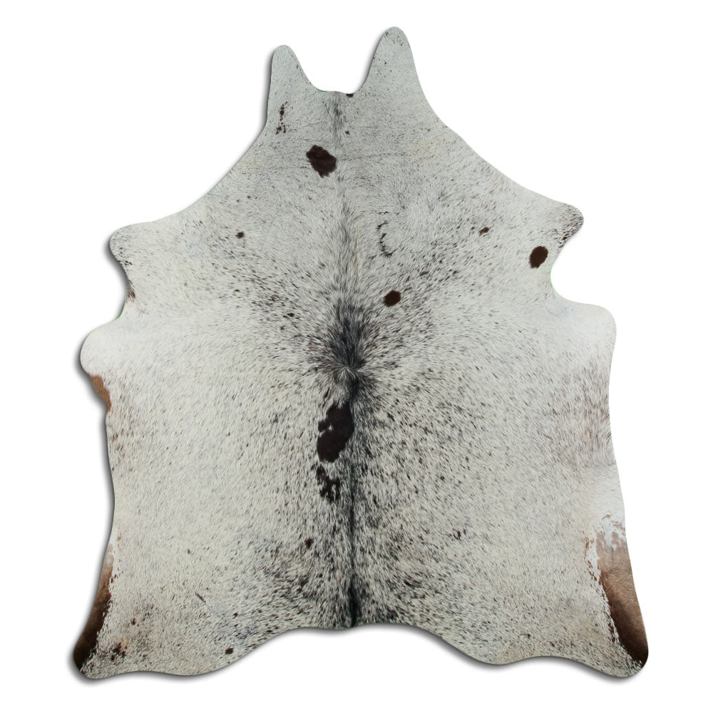 Salt and Pepper Exotic cowhide rug L