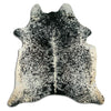 Salt and Pepper Exotic cowhide rug L