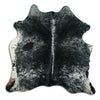 Salt and Pepper Exotic cowhide rug M