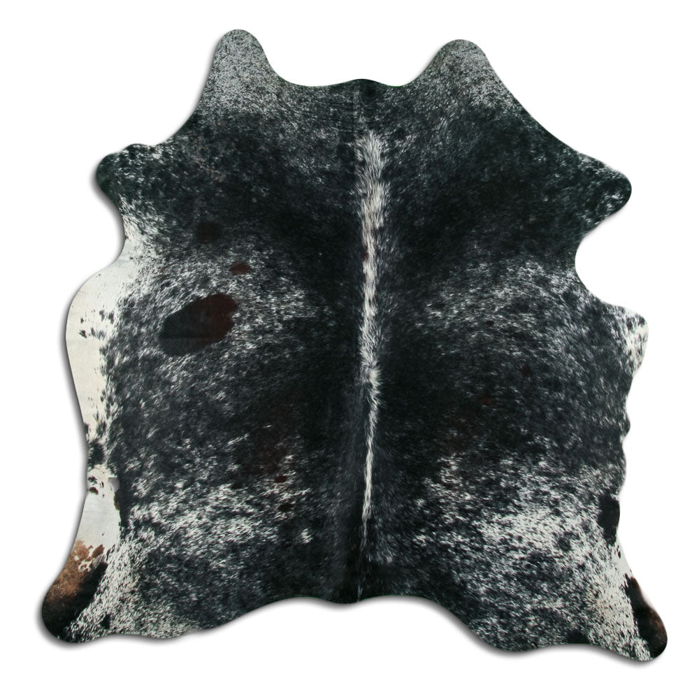 Salt and Pepper Exotic cowhide rug M