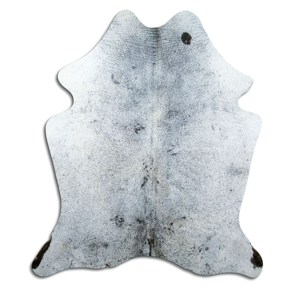 Salt and Pepper Exotic cowhide rug L