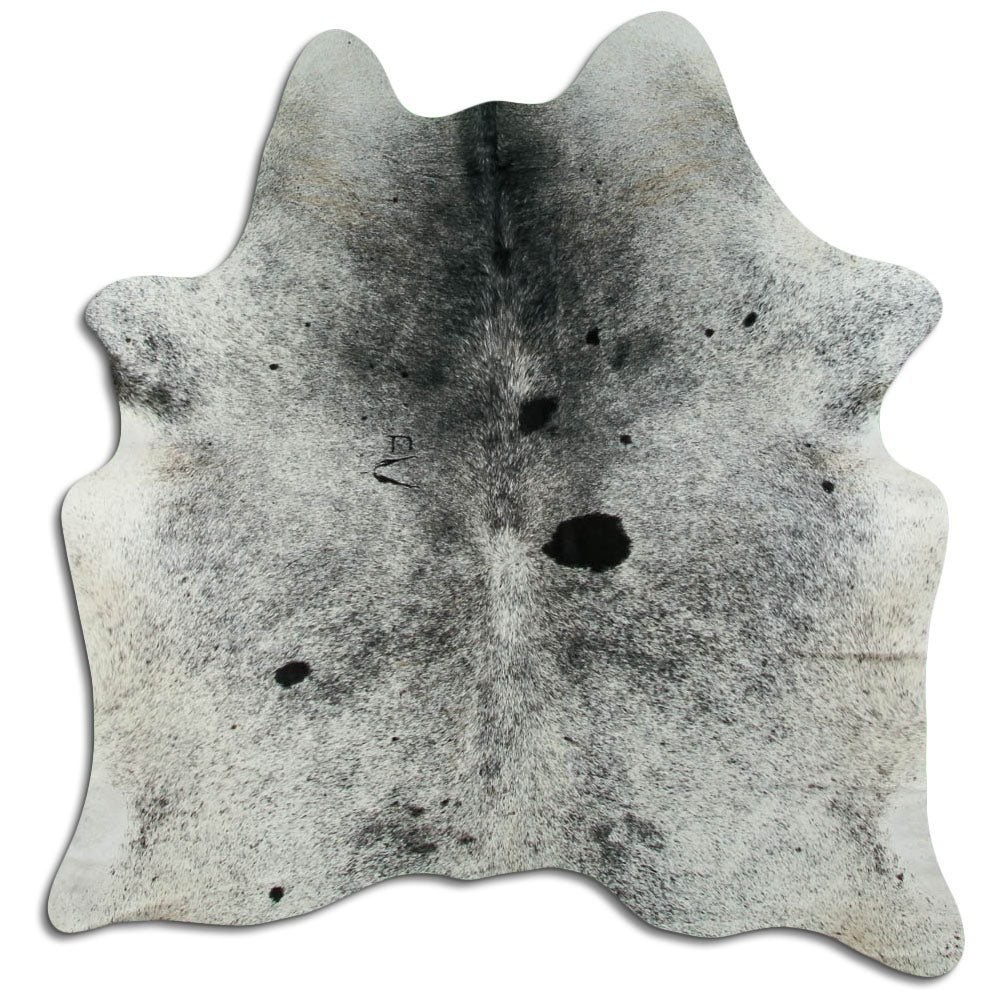 Salt and Pepper Exotic cowhide rug M