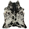 Salt and Pepper Exotic cowhide rug L