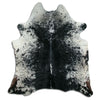 Salt and Pepper Exotic cowhide rug L