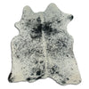 Salt and Pepper Exotic cowhide rug M