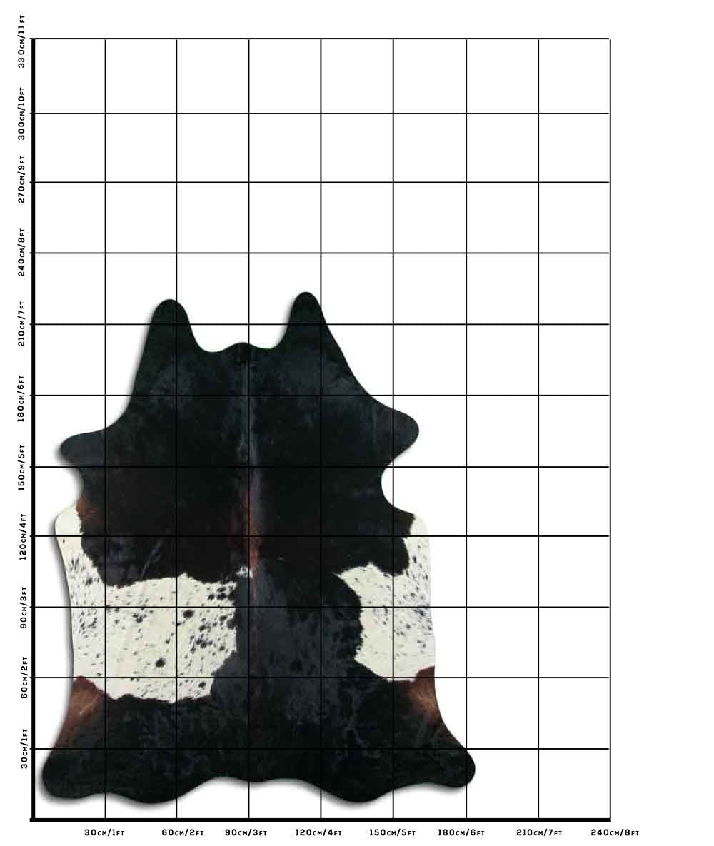 Hnědá hovězí kůže XL