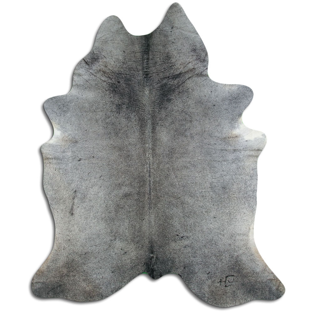 Grey cowhide rug XXXL