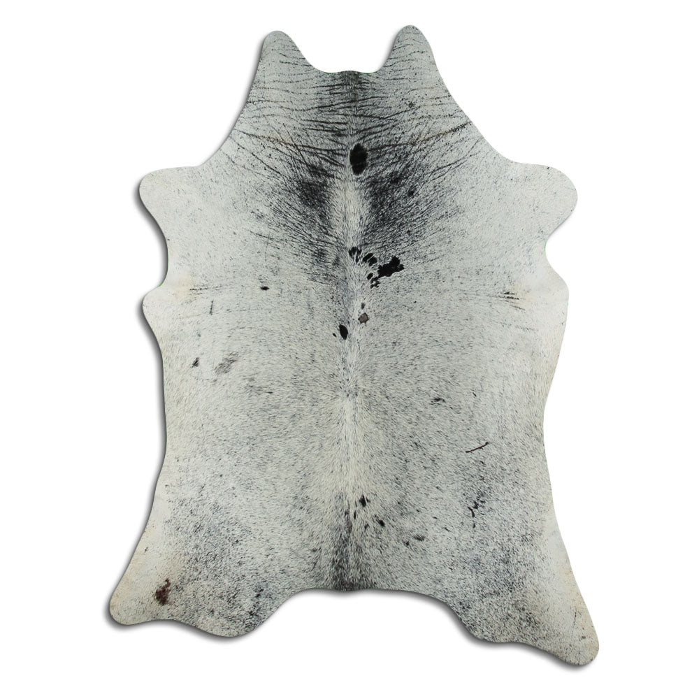 Salt and Pepper Exotic cowhide rug XXL