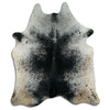 Salt and Pepper Exotic cowhide rug XL