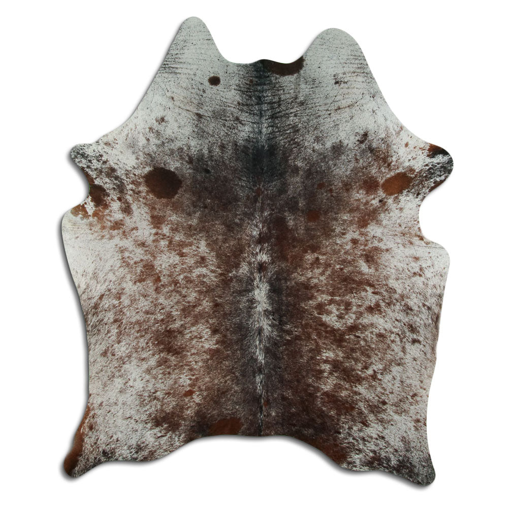 Salt and Pepper Exotic cowhide rug M