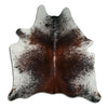 Salt and Pepper Exotic cowhide rug L