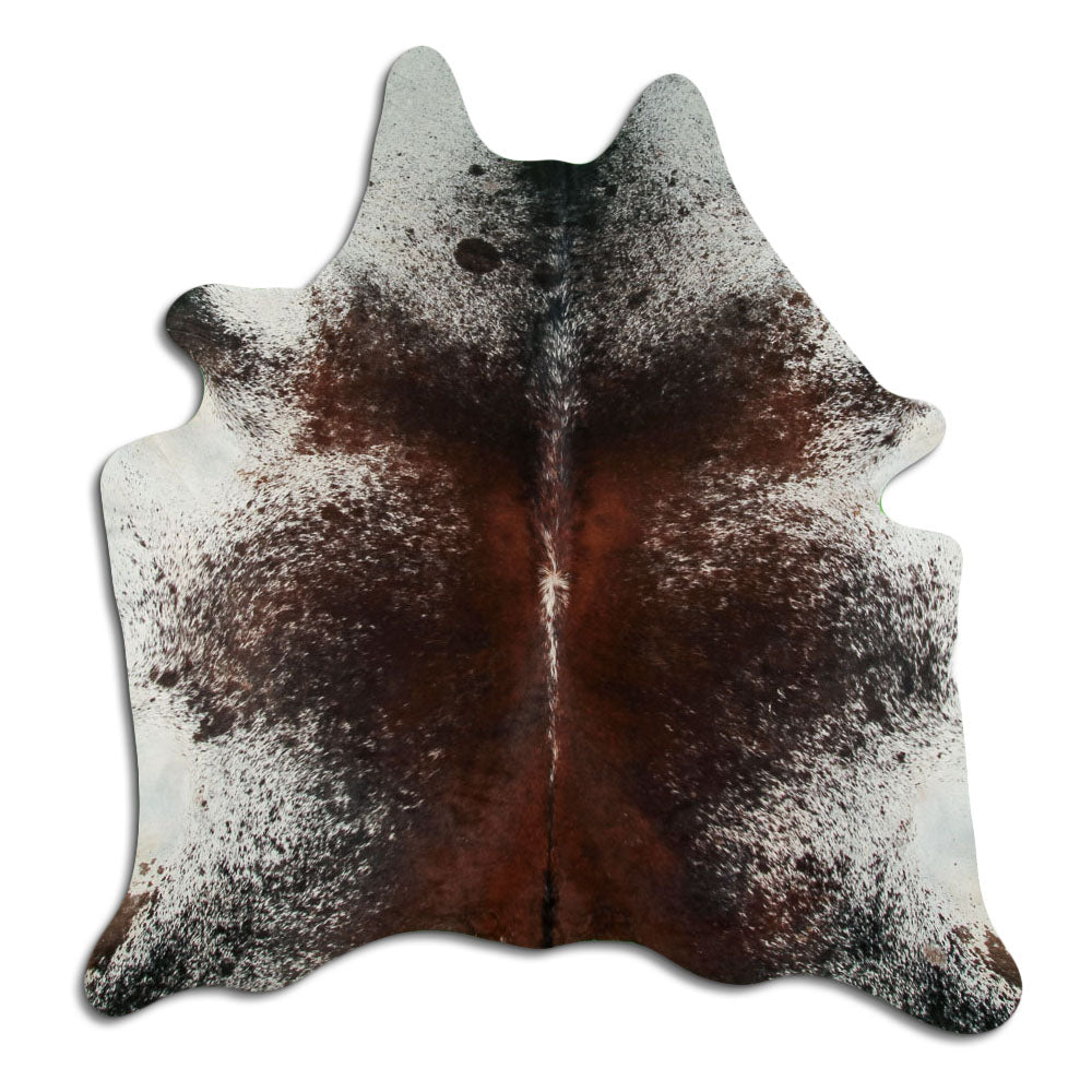 Salt and Pepper Exotic cowhide rug L