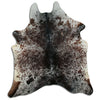 Salt and Pepper Exotic cowhide rug L