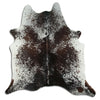 Salt and Pepper Exotic cowhide rug L