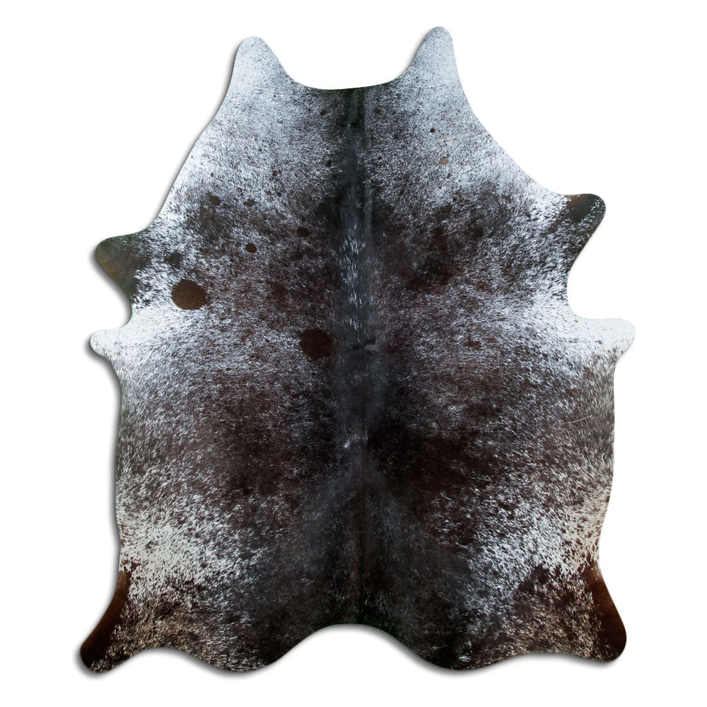 Salt and Pepper Exotic cowhide rug XL