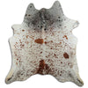 Salt and Pepper Exotic cowhide rug XXL